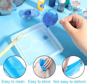 Versatile Non-Slip Silicone Craft Mat – Stable & Secure Work Surface for Precision Crafting! Various Colours/Sizes