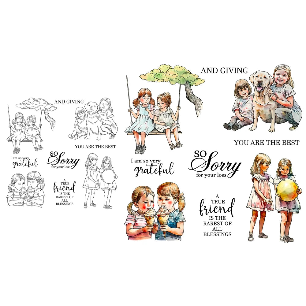 Special Friends Always/Sympathy Transparent Stamps