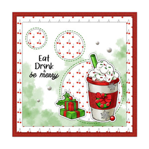 Cute Let's Make This Christmas Extra Sweet Transparent Stamps, Dies, Stamp and Die Set (please order items separately)