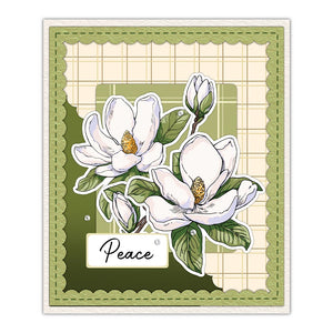 Exquisite Spring Magnolias Transparent Stamps