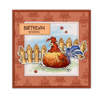 Hilarious Hen Antics Transparent Stamps, Stamp and Die Set (please order items separately)