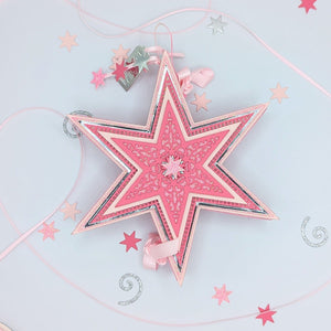 Stunning Christmas Star Pendant Metal Cutting Die, 21 cm x 18 cm/8.26 in x 7.08 in