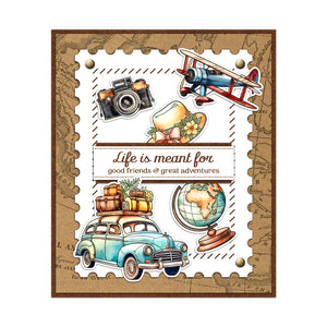 Cute Time for Holidays Transparent Stamps