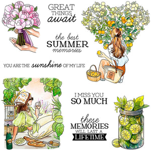 Beautiful Summer Memories Transparent Stamps