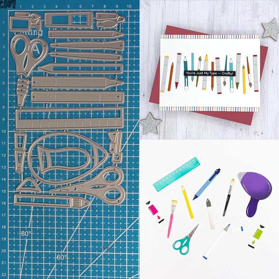 Versatile and Cute Craft Tools Metal Cutting Dies, Size on Photo