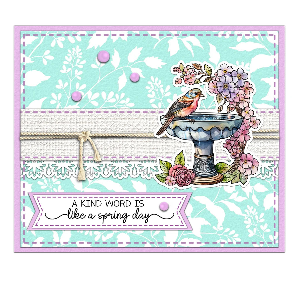 Let Your Joy Bloom Like Spring Transparent Stamps