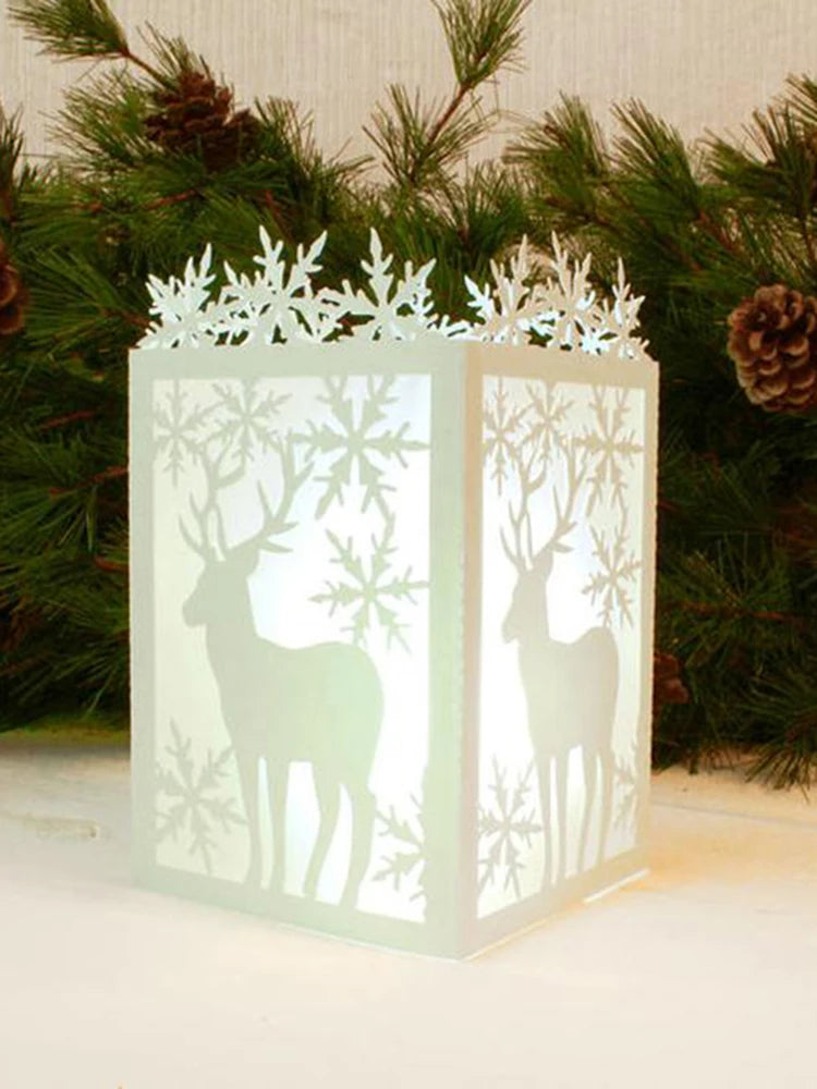 Exquisite Christmas Reindeer Metal Cutting Die, 13.1 cm x 10.7 cm/15 in x 4.21 in