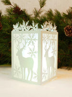 Exquisite Christmas Reindeer Metal Cutting Die, 13.1 cm x 10.7 cm/15 in x 4.21 in