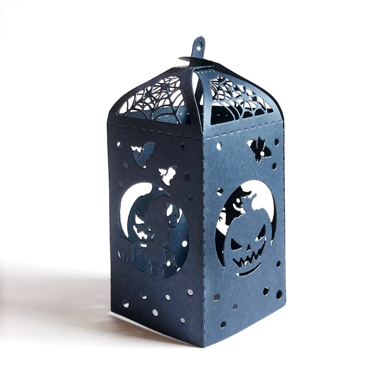 Halloween Spooky Lantern-Style Metal Cutting Dies, Two Designs, Size on Photo (please order items separately)