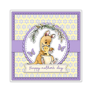 Gorgeous Australian Animals Sending Mother's Day Love Transparent Stamps, Dies, Stamp and Die Set (please order items separately)