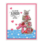 Valentine Sweet Treats Transparent Stamps, Stamp and Die Set (please order items separately)