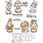 Cute Spring Whispers Of New Beginnings Transparent Stamps, Dies, Stamp and Die Set (please order items separately)