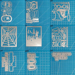 Versatile Variety of Halloween Metal Cutting Dies, Size on Photos (please select design as required)