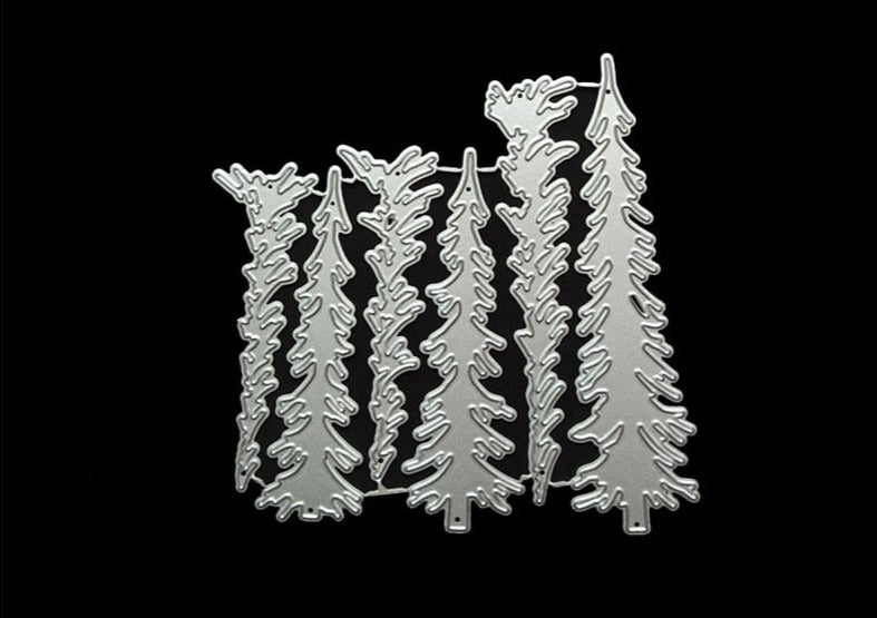 Exquisite Christmas Tree Metal Cutting Dies, 11.8 cm x 10.3 cm/4.64 in x 4.05 in