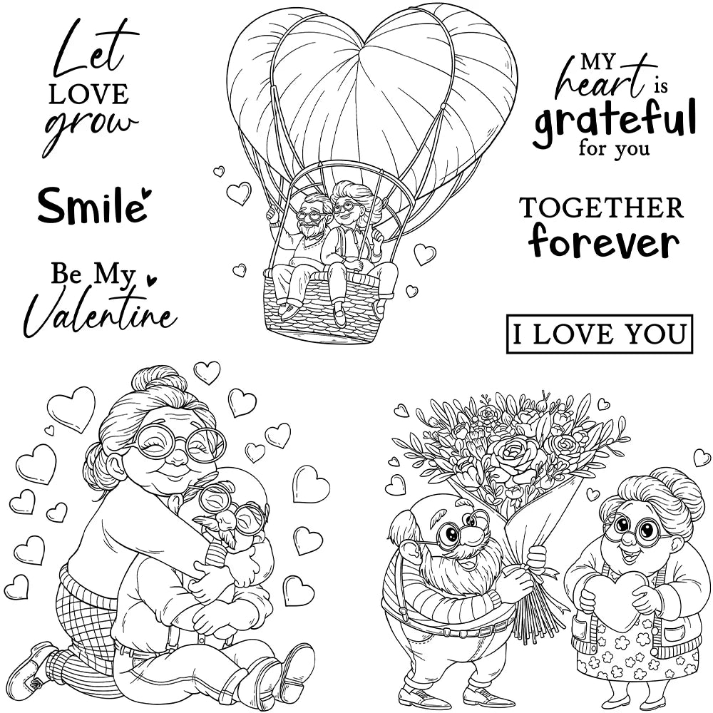 Beautiful Together Forever Transparent Stamps