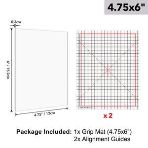 Versatile Photopolymer Grip Mat – Sticky Craft Mat for Stamp Positioning/Cardstock Stabilisation