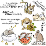 Gorgeous Doggies Sending Lovely Thoughts Transparent Stamps