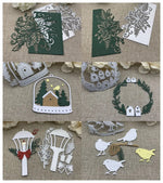 Beautiful Christmas Series Metal Cutting Dies, Variety of Designs, Size on Photos