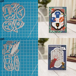 Gorgeous Celebrating Our Boys/Dads Metal Cutting Dies, Various Designs, Size on Photos