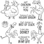 Comical Best of "Cluck" Transparent Stamps, Dies, Stamp and Die Set (please order items separately)