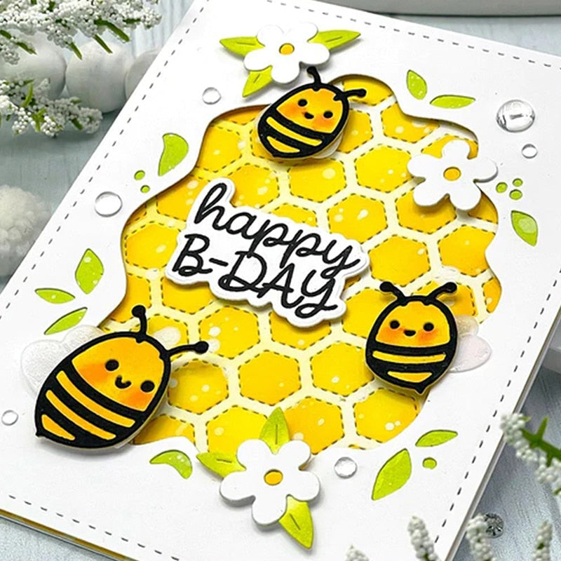 Sweet Bee Time Metal Cutting Dies, Various Designs, Size on Photos (please order items separately)