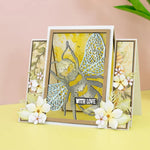 Beautiful Variety of Insects with Frames Metal Cutting Dies, Sizes on Photos