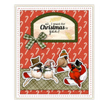 Beautiful Christmas Birdies Sending Love Transparent Stamps, Dies, Stamp and Die Set, Stencils (please order items separately)