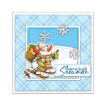 Cute and Comical Snowmen Transparent Stamps, Dies, Stamp and Die Set (please order items separately)