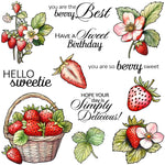 Delicious Strawberries for You Transparent Stamps