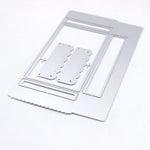 Cute Chocolate Box Metal Cutting Die, Size on Photo