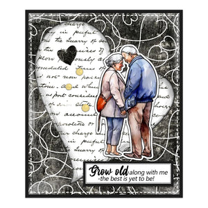 Lovely Couple Together Forever Transparent Stamps