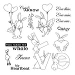 Delightful Cupid's Arrow Transparent Stamps, Dies, Stamp and Die Set (please order items separately)