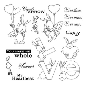 Delightful Cupid's Arrow Transparent Stamps, Dies, Stamp and Die Set (please order items separately)