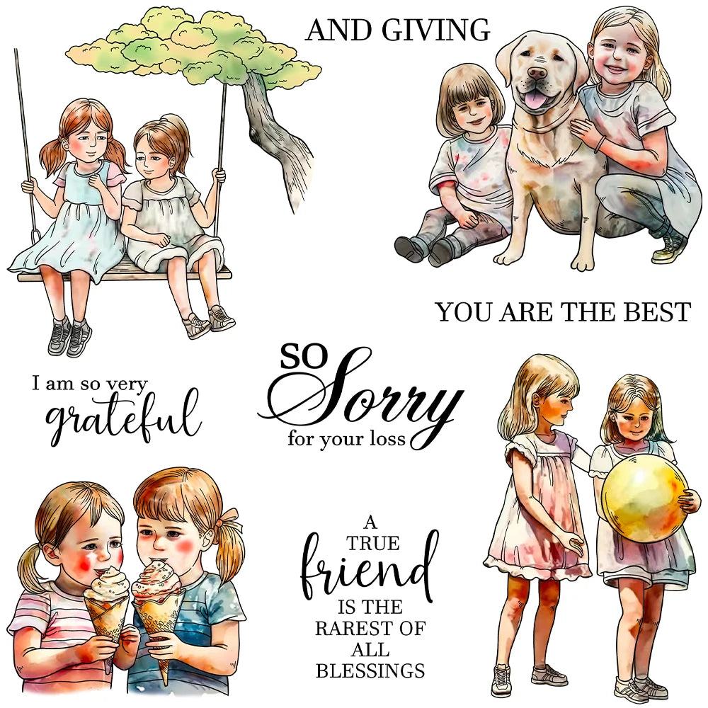 Special Friends Always/Sympathy Transparent Stamps