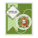 Beautiful Bunnies with Carrots Transparent Stamps, Dies, Stamp and Die Set (please order items separately)