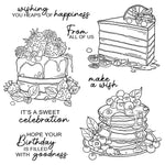 Sweet Celebration Cakes Transparent Stamps, Stamp and Die Set (please order items separately)