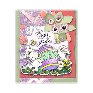 Delightful Bunny Blessings For You Transparent Stamps, Dies, Stamp and Die Set (please order items separately)