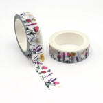 Stylish and Beautiful Decorative Washi Tape, Various Designs, Width 15 mm, Length 10 m, 1 Piece