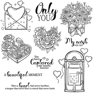 Gorgeous My Wish For You Transparent Stamps