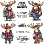 Winter Wonderful Christmastime Transparent Stamps, Stamp and Die Set (please order items separately)