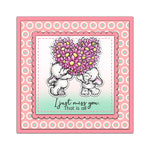 Love Hearts and Balloons Transparent Stamps