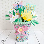 Endearing Just for You Flower Pot Metal Cutting Die, 13.4 cm x 12.7 cm/5.27 in x 5.0 in