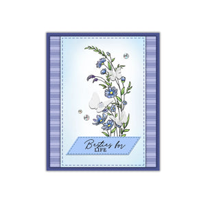 Heartfelt Sentiments and Beautiful Floral Display Transparent Stamps/Dies (please order items separately)