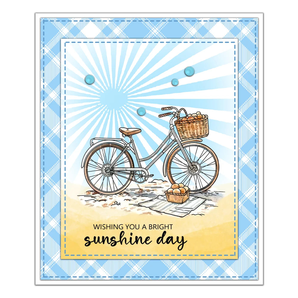 Gorgeous Summer Picnic Time Transparent Stamps/Dies/Stamp and Die Set (please order items separately as required)