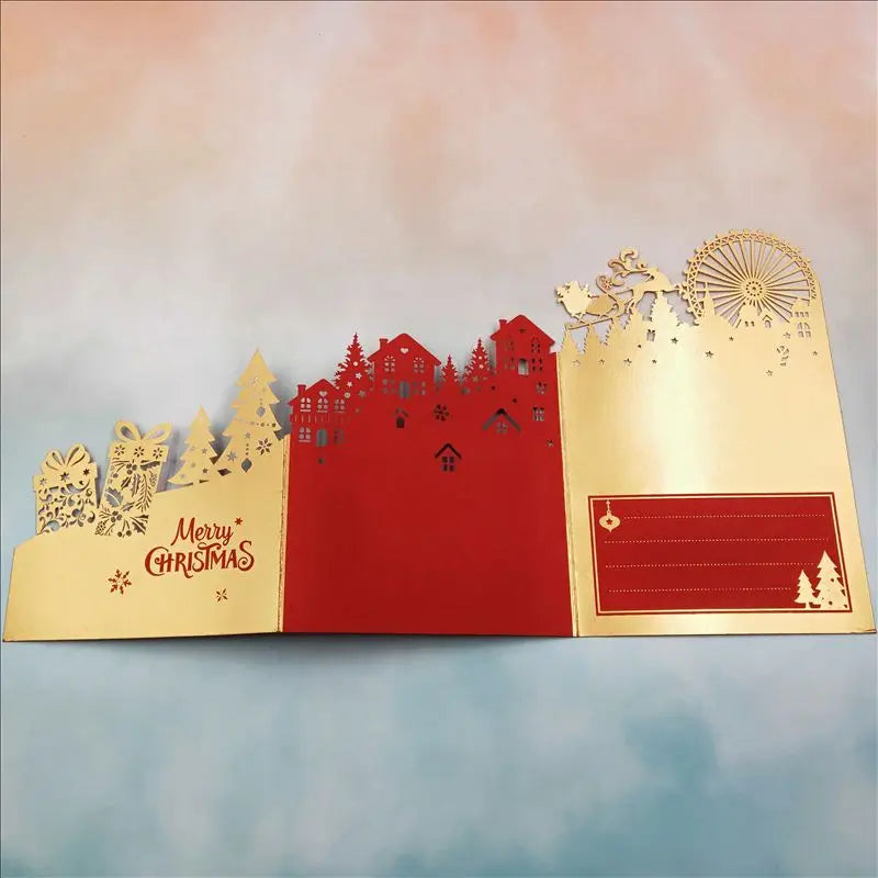 Beautiful Festive Christmas Greeting Card Metal Cutting Dies, Various Designs, Size on Photos