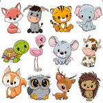 Sweet Little Animals Transparent Stamps, Stamp and Die Set (please order items separately)