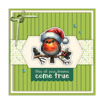 Adorable Robins Bringing Christmas Cheer Transparent Stamps, Stamp and Die Set (please order items separately)