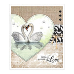 Elegant Swans Transparent Stamps/Stamp and Die Set (please order items separately as required)