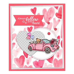 Delightful Follow Your Heart Transparent Stamps