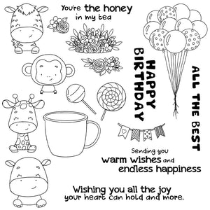 Cute You're The Honey In My Tea Transparent Stamps